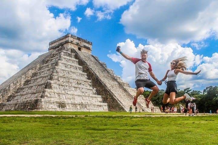 Chichen Itza & Cenote Swim Day Trip from Cancun — Guided Tour with Valladolid