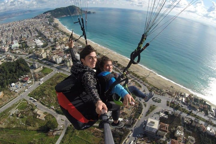 Soar Over Alanya: Tandem Paragliding from the Taurus to Cleopatra Beach photo 5