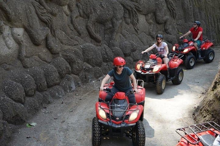 ATV Through Gorilla Face Cave: Ubud Jungle Quad Biking Adventure photo 2