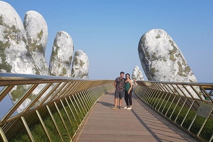 Sunset at Golden Bridge: Ba Na Hills Cable Car Private Tour from Da Nang photo 3