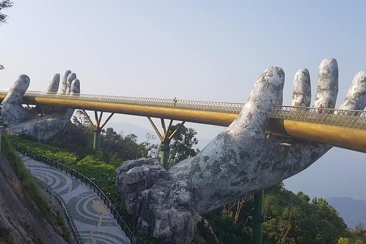 Sunset at Golden Bridge: Ba Na Hills Cable Car Private Tour from Da Nang photo 4