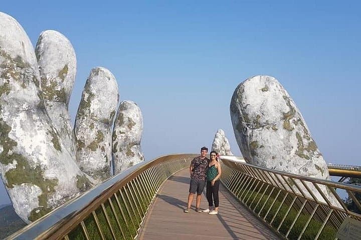 Sunset at Golden Bridge: Ba Na Hills Cable Car Private Tour from Da Nang photo 5