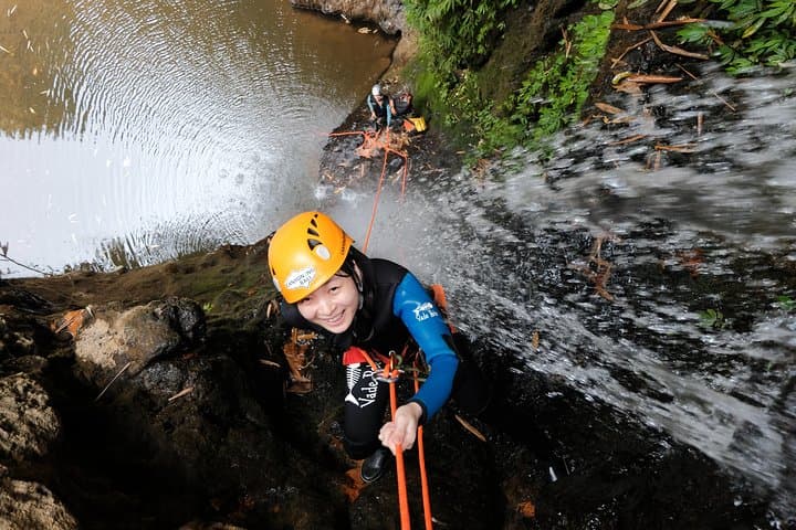 Beginner Canyoning in Bali’s Egar Canyon: Full-Day Waterfall Descent & Hot Spring Soak