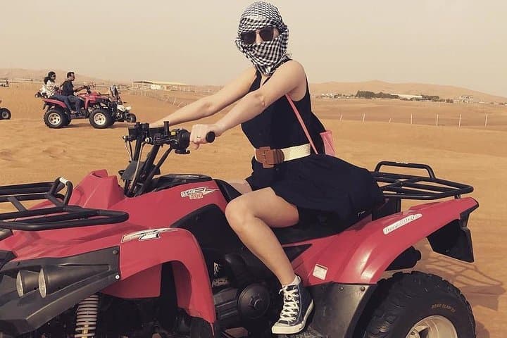 Morning Quad Biking in Dubai Desert: Open Dune ATV Adventure photo 6