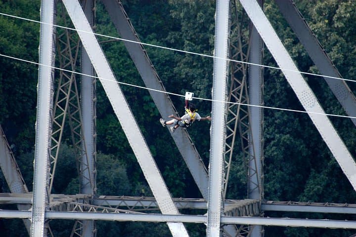 Foofie Slide Victoria Falls Bridge Zipline: 106 km/h Tandem Gorge Ride photo 3