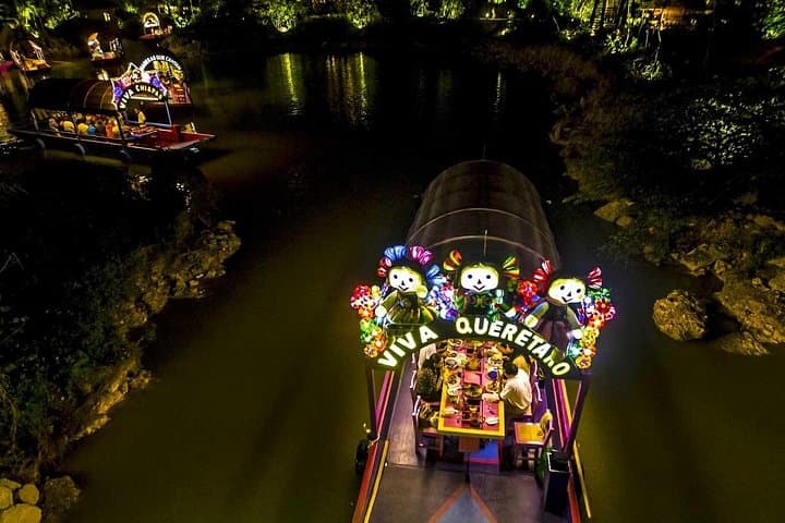 Night Trajinera Party at Xoximilco Cancún: Canal Dinner, Mariachi & Open Bar photo 3