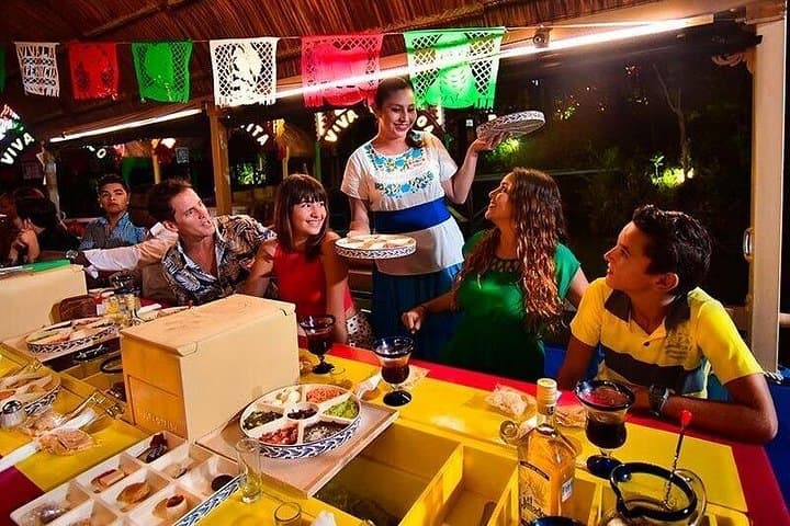 Night Trajinera Party at Xoximilco Cancún: Canal Dinner, Mariachi & Open Bar photo 4