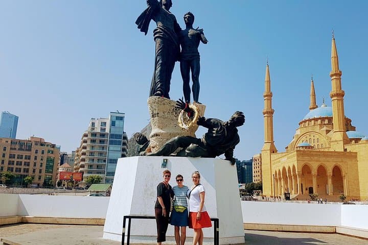 Beirut Downtown Historical Walking Tour — Nejmeh, Souks & Pigeon Rock photo 1