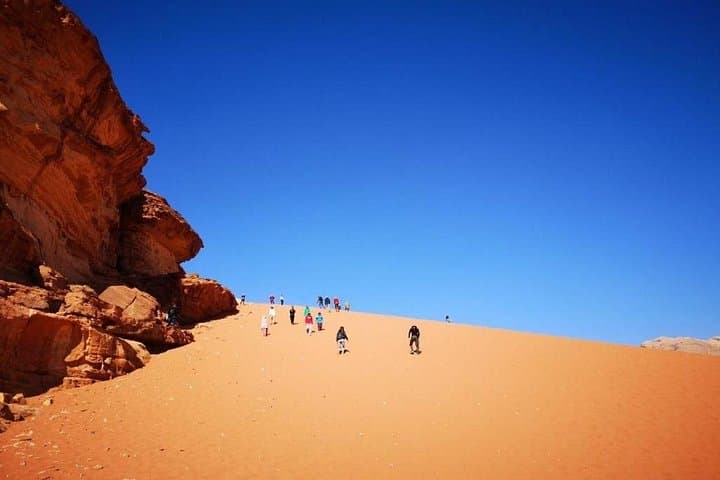 3-Hour Jeep Tour in Wadi Rum: Nabatean Temples, Dunes & Khazali Canyon photo 1