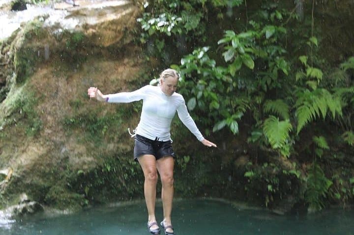 Blue Hole Waterfalls Adventure from Runaway Bay: Rope Swings, Jumps & River Pools photo 4