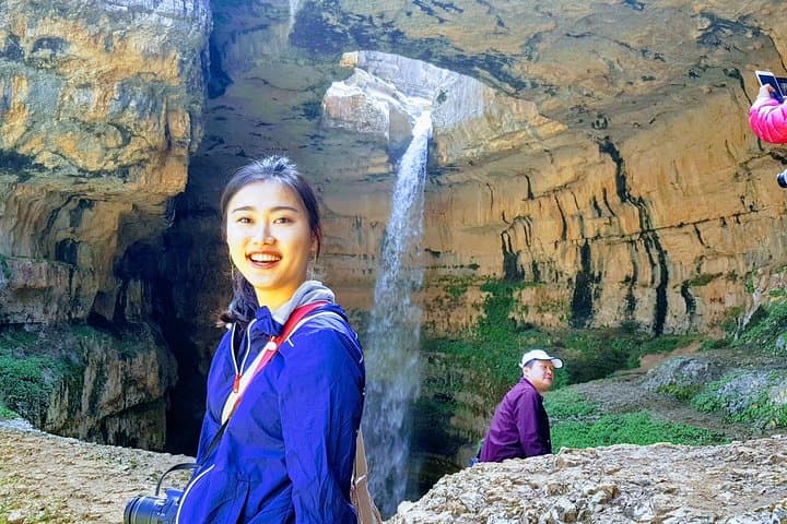 Jeita Grotto, Harissa & Baatara Waterfall: Full-Day Nature and Culture Tour from Beirut