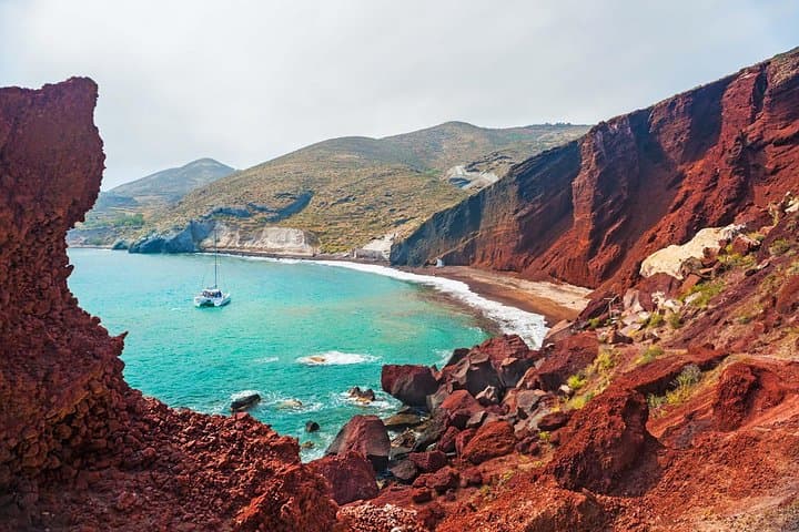 Santorini Sunset Cruise: Red & White Beaches, Hot Springs and Oia Viewing photo 5