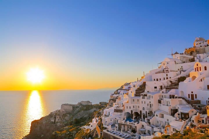 Santorini Sunset Cruise: Swim Red & White Beaches with Hot Springs Mud Bath photo 6