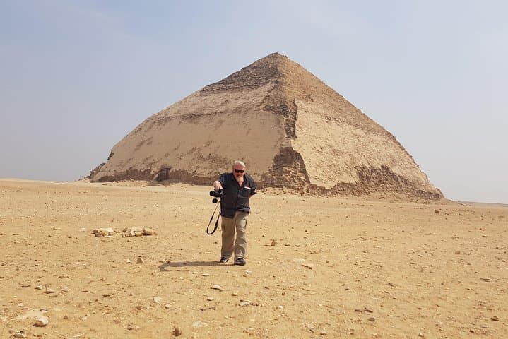 Private Giza, Saqqara & Dahshour Day Tour — Great Pyramid, Step Pyramid & Bent Pyramid