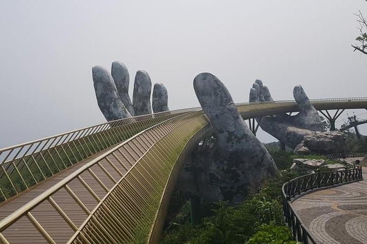 Ba Na Hills Golden Bridge and Marble Mountains Day Tour from Da Nang photo 4