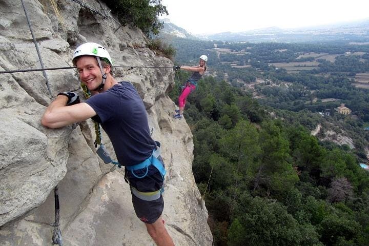 Via Ferrata near Barcelona: Guided Climb with Nepali Bridge Option