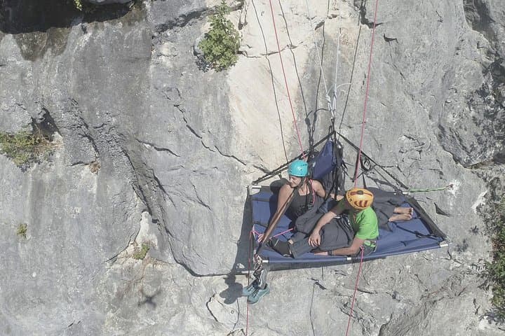 Sleep on a Cliff: Unique Vertical Camping on Mount Krn