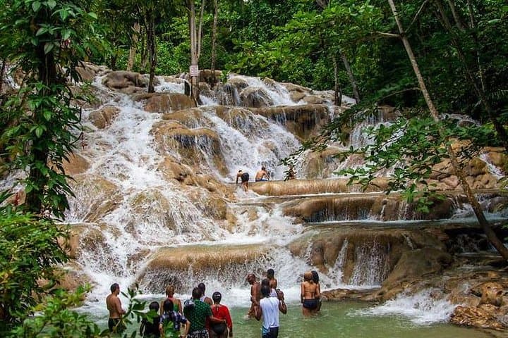 Dunns River Falls Scenic Tour: Climb Ocho Rios’ Famous Waterfall on a Day Trip from Kingston