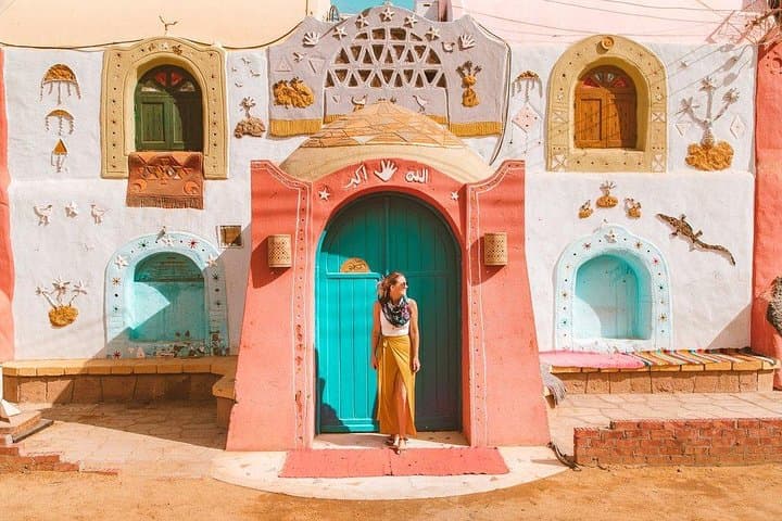 Aswan Philae Temple & Nubian Village Private Boat Tour — Nile Cruise with Entrance Fees