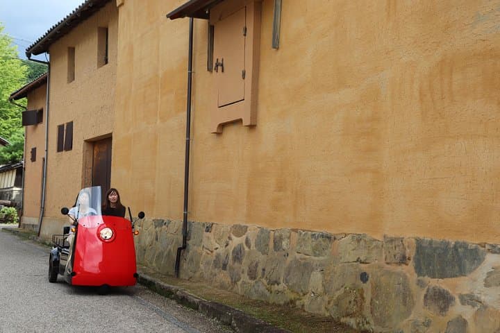 Explore Izushi Castle Town by Retro EV: Guided Basket Car Tour in Hyogo photo 6