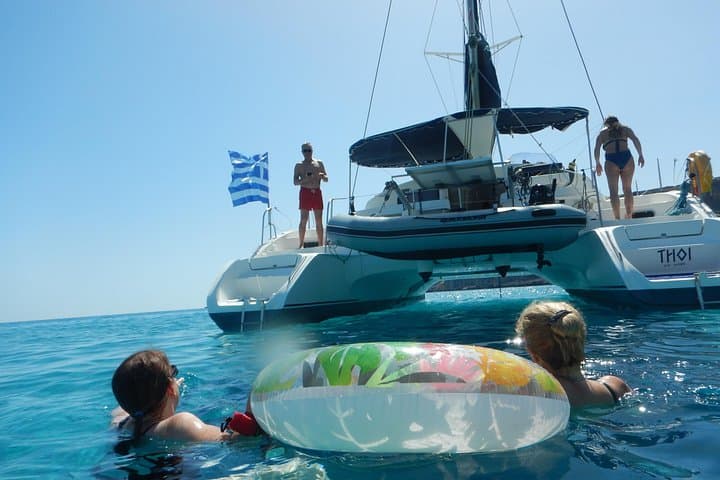 Private Catamaran Daytrip to Lindos & Blue Lagoon — Rhodes Luxury Cruise with Lunch photo 4