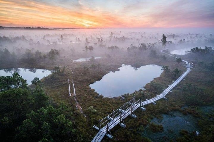 Kurzeme Day Trip: Kemeri Bogs, Cinevilla, Kuldīga Waterfall & Karosta Prison photo 1