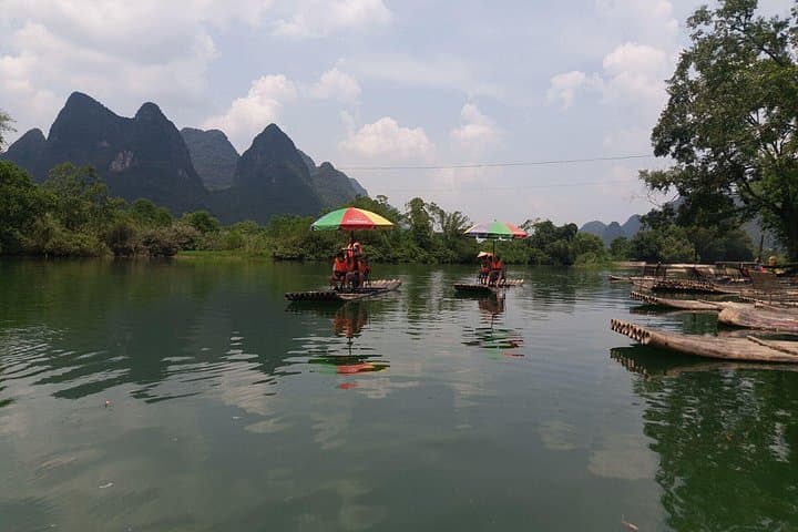 Yangshuo Yulong Bamboo Boat Tour — 2-Hour Bamboo Raft with Private Round-Trip Transfers photo 5