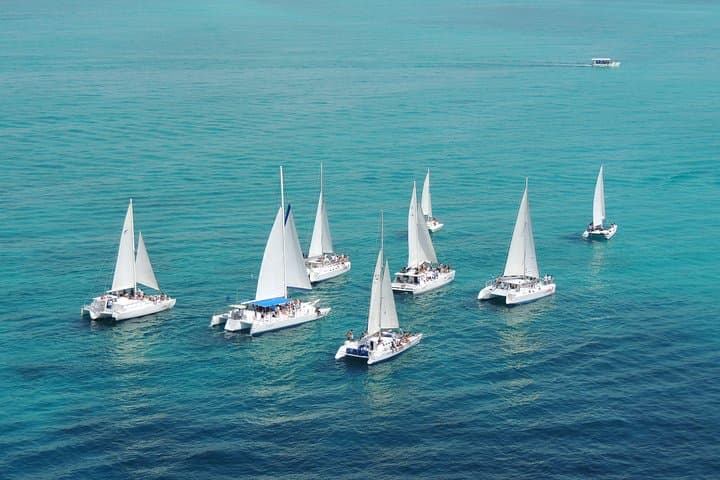 Catamaran Sailing to Isla Mujeres: Snorkel, Beach Time, Buffet & Open Bar photo 3