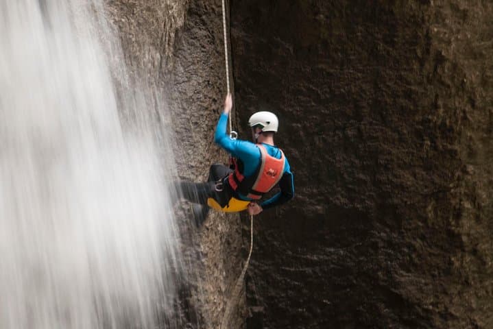 Canyoning Negovanka River: Emmen Gorge Rappels, Jumps & Waterfalls