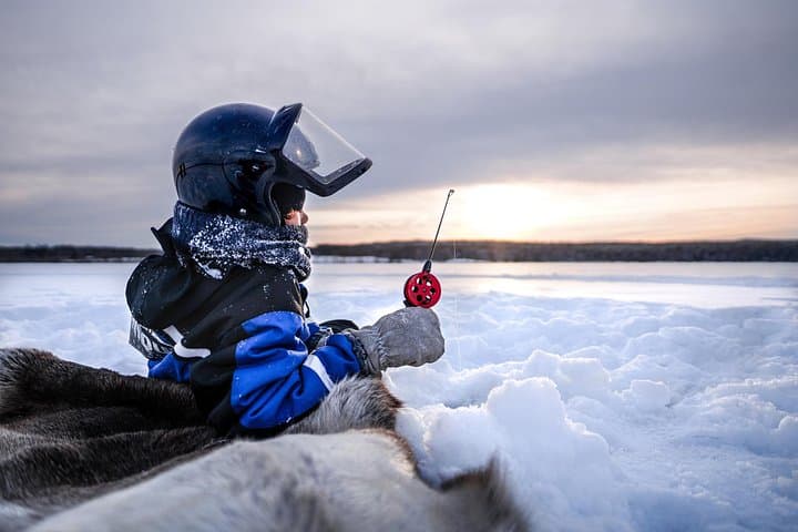 Rovaniemi Snowmobile Safari & Ice Fishing: Winter Afternoon in Lapland photo 1