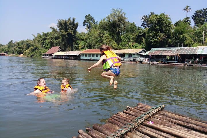 Bamboo Raft on the Kwai River: Slow-Boat Rafting & Riverside Life in Kanchanaburi photo 1