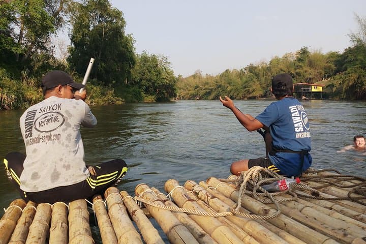 Bamboo Raft on the Kwai River: Slow-Boat Rafting & Riverside Life in Kanchanaburi photo 4