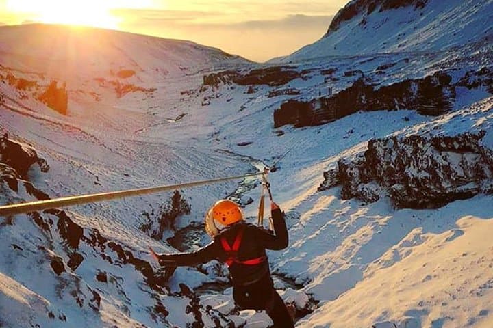 Soar Above Grafargil: Zipline and Hiking Adventure in Vík, Iceland photo 6