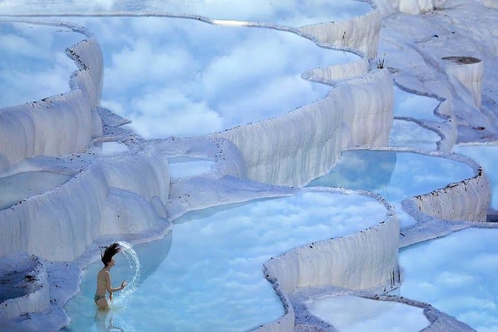Pamukkale and Hierapolis: Thermal Terraces & Ancient Ruins Day Tour photo 2