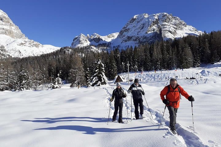 Snowshoe the Dolomites: Cortina Winter Walk to a Mountain Hut photo 3