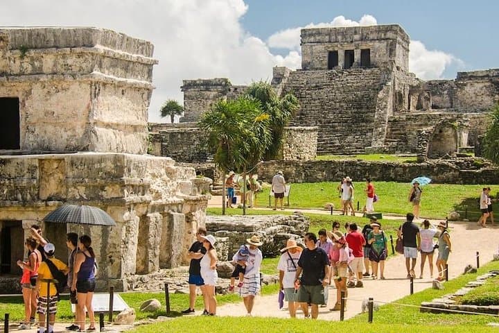 Full-Day Tulum & Coba Tour with Cenote Swim and Playa del Carmen Visit