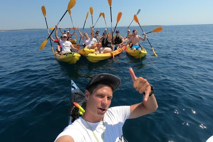 Kayaking Cape Kamenjak: Caves, Cliff Jumps & Safari Bar Lunch photo 4