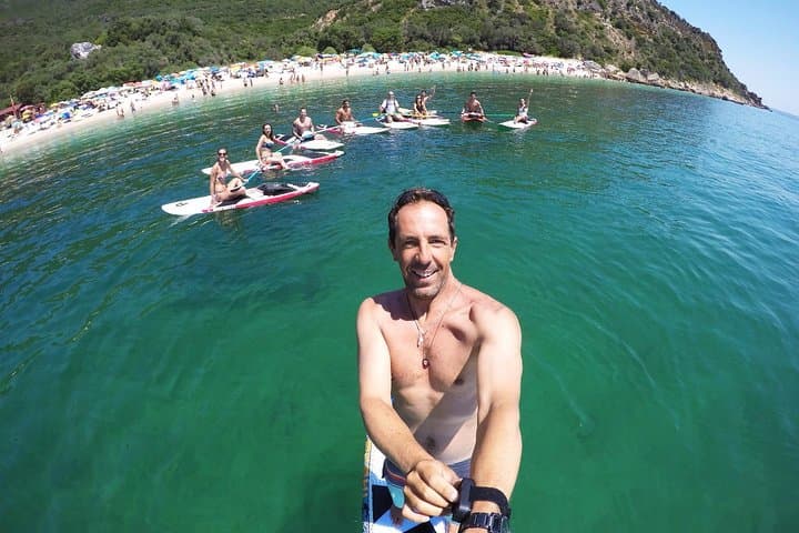 Stand-Up Paddle Class at Águas Planas — Flat-Water SUP Near Lisbon