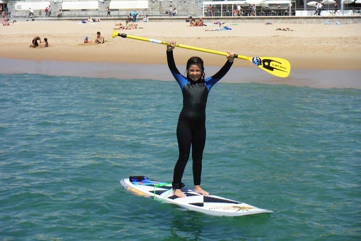 Águas Planas Stand-Up Paddle Class — 4-Hour SUP Lesson Near Lisbon