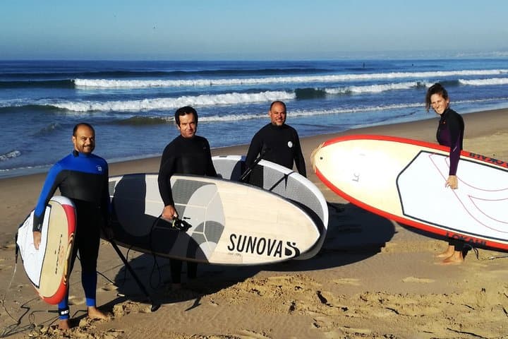 Learn Stand-Up Paddle on Costa da Caparica: 4-Hour Waves Class Near Lisbon photo 2