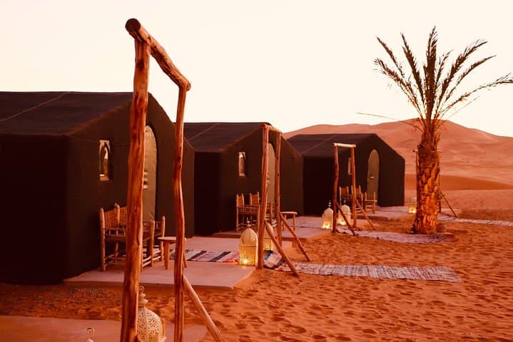 Merzouga Overnight: Luxury Desert Camp, Camel Sunset & Sandboarding Experience photo 3