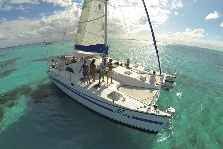 All-Inclusive Catamaran to Isla Mujeres from Cancun — Snorkel, Beach Club & Open Bar photo 2