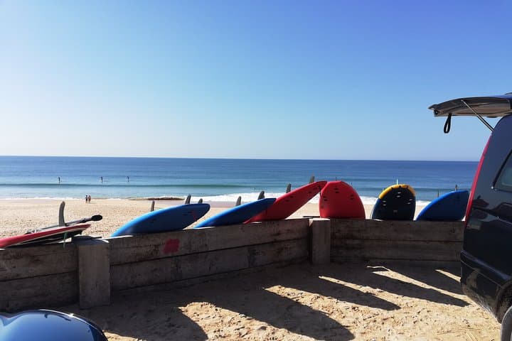 Costa da Caparica Group Surf Lesson — 2‑Hour Beginner to Advanced Surf School Near Lisbon