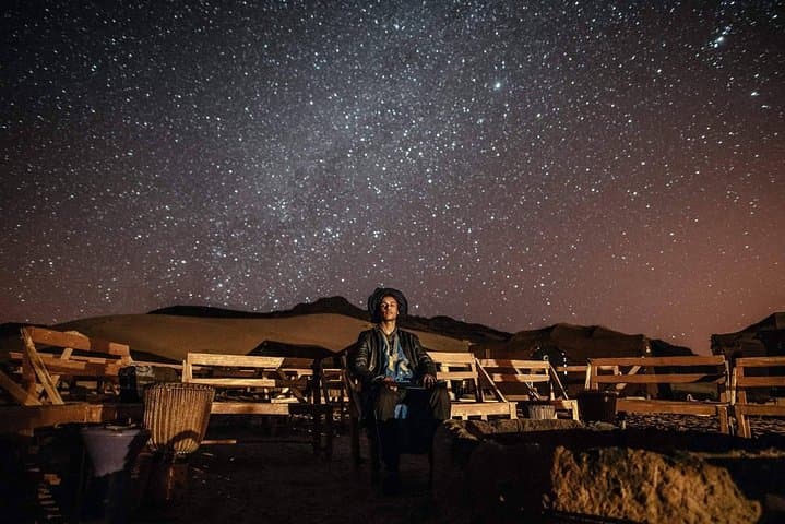 Overnight at Erg Chegaga: Luxury Desert Camp, Camel Ride & Sandboarding