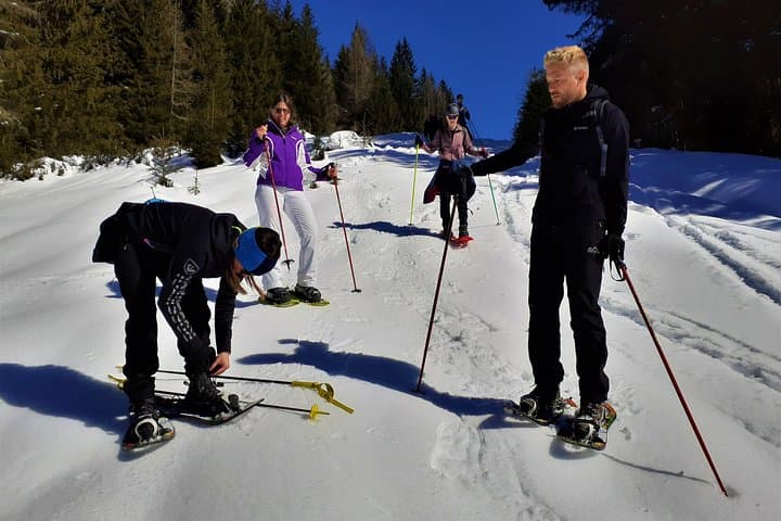 Snowshoe the Dolomites: Cortina Winter Walk to a Mountain Hut photo 5