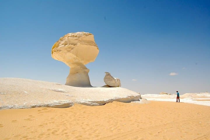 2-Day Private White Desert Tour from Cairo — Bahariya Oasis Camping & Crystal Mountain
