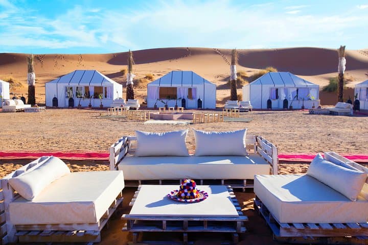 Merzouga Overnight at the Royal Desert Camp — Camel Ride, Sandboarding & Sunrise photo 2