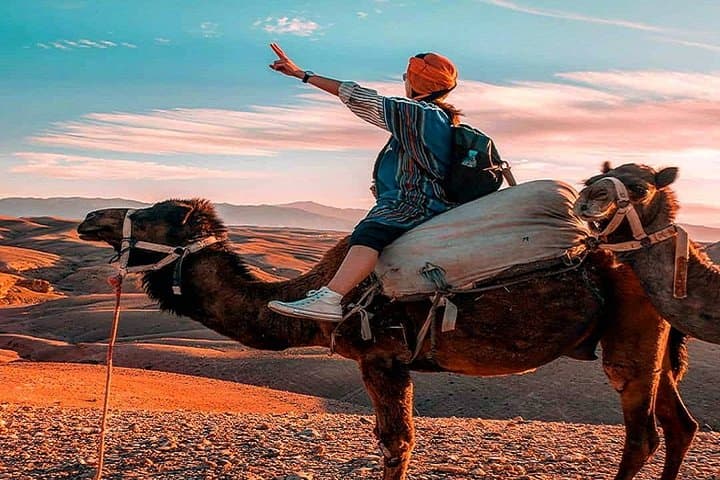 Sunset Camel Ride in Agafay Desert from Marrakech: 1‑Hour Camel Trek & Mint Tea photo 4