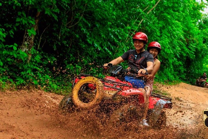 Riviera Maya Half-Day: ATV, Zipline and Real Cenote Swim in Puerto Morelos