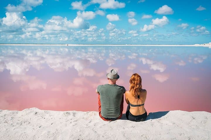 Las Coloradas Pink Lake Tour from Cancún — Full-Day Salt Flats, Boat Ride & Lunch